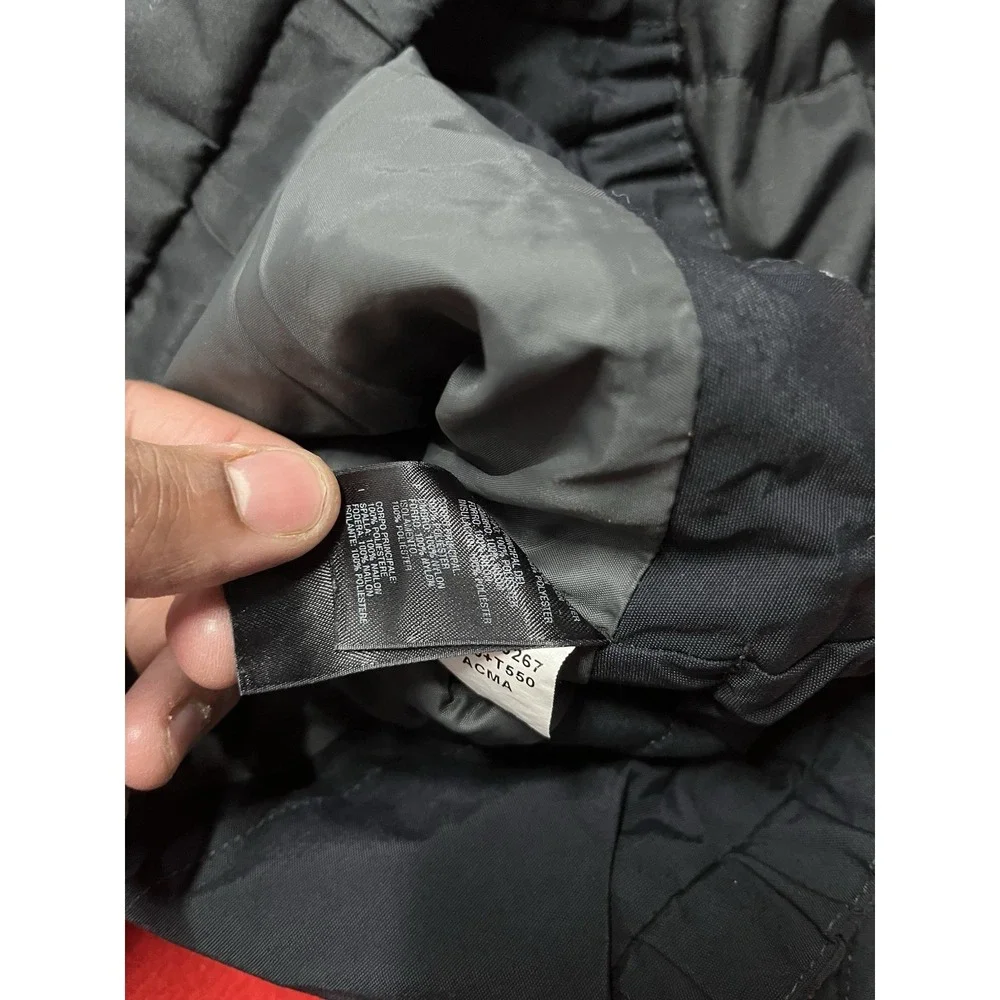 Men's North Face Light Puffer Jacket Reinforced Elbows Size Medium Black